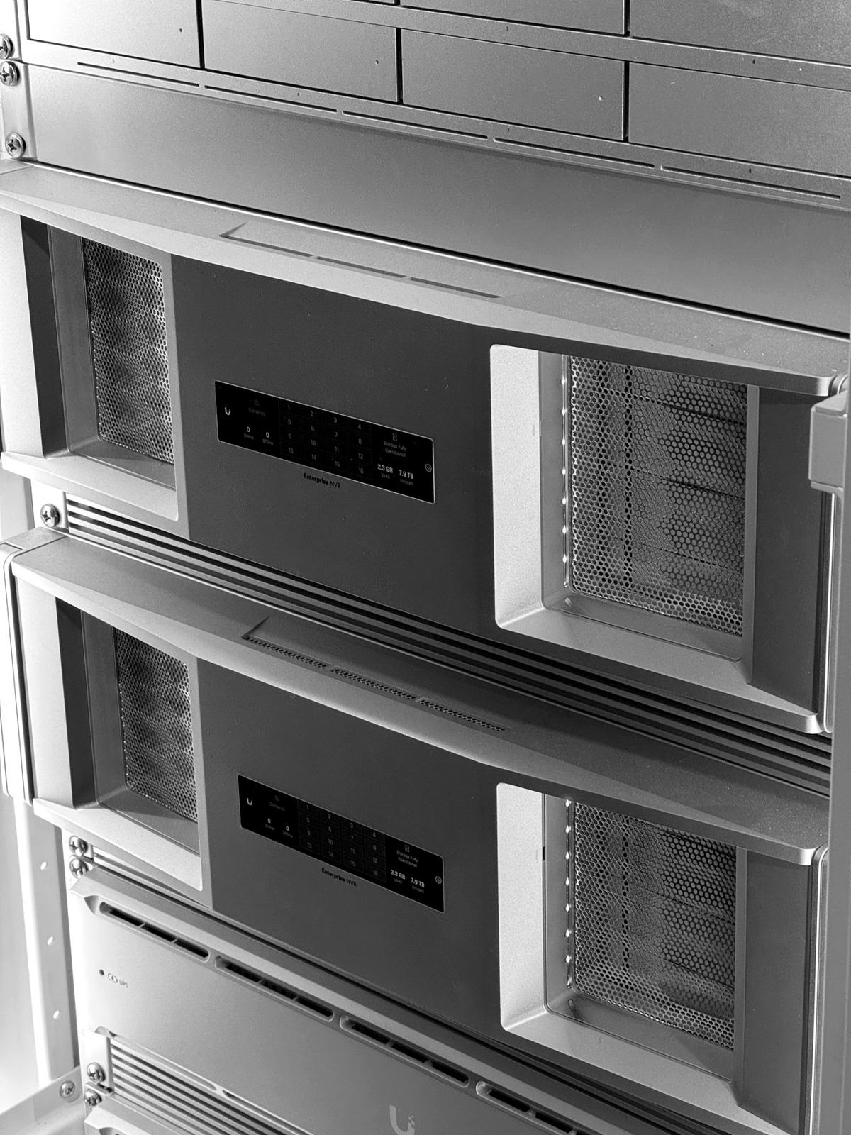 Network equipment in a rack
